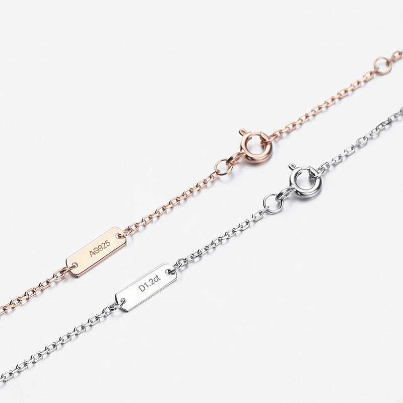 Sparkling Moissanite Eye Necklace | Full Cut Jewellery-Yellow-State of Style