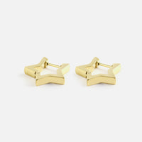 Sparkling Star Earrings | Dazzling Jewellery for Women-Gold-State of Style