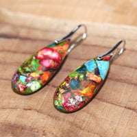 Spiritual Jasper Drop Earrings - Nerida-State of Style