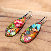 Spiritual Jasper Drop Earrings - Nerida-State of Style