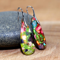Spiritual Jasper Drop Earrings - Nerida-State of Style