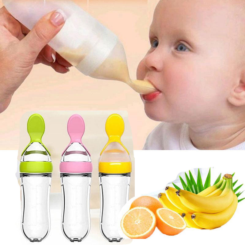 Spoon Bottle for Baby Feeding - FeedEase-Green-State of Style