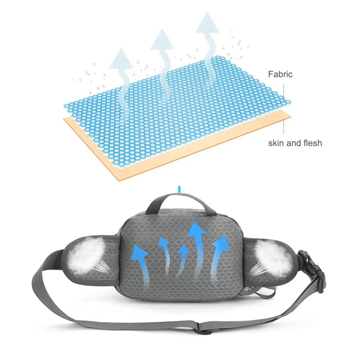 Sport Hip Bag with Bottle Holder - Vega-Orange-State of Style