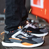 Sports Safety Shoes - FlexGuard-Grey-3.5-State of Style