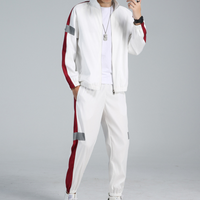 Sporty and Comfortable Tracksuit for Men - Milan-White-S-State of Style