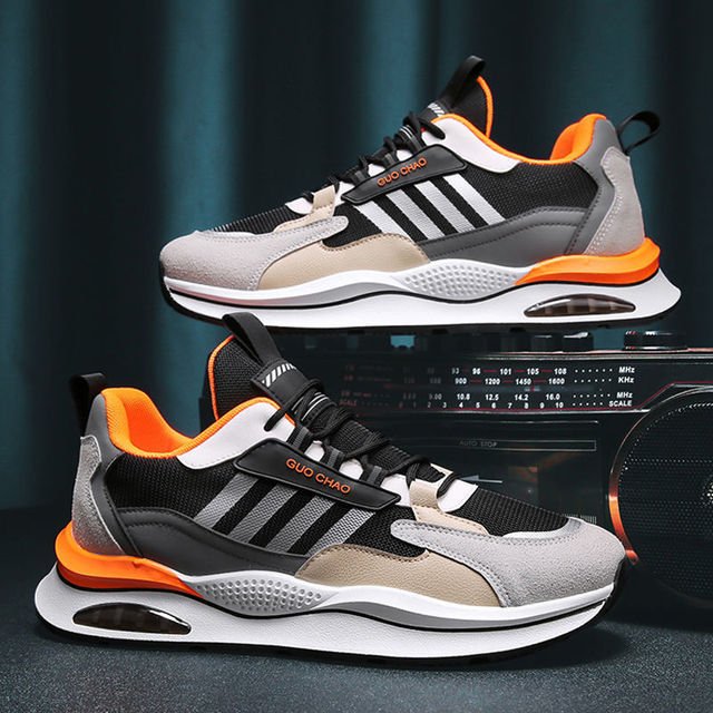 Sporty Casual Men's Sneakers - Milan-Black-6-State of Style