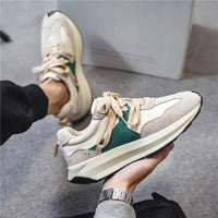 Sporty Elastic Men's Sneakers - Lars-6-Grey-State of Style