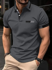 Sporty Lapel Shirt | Casual Comfort-Dark Gray-Small-State of Style