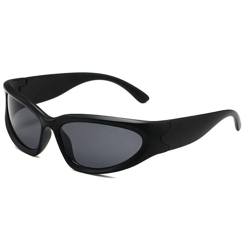 Sporty Luxury Sunglasses – Retro Charm with UV Protection-Black-State of Style