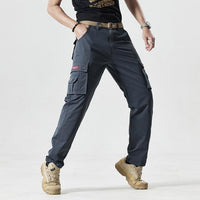 Sporty Men's Cargo Pants - Max-Grey-30-State of Style