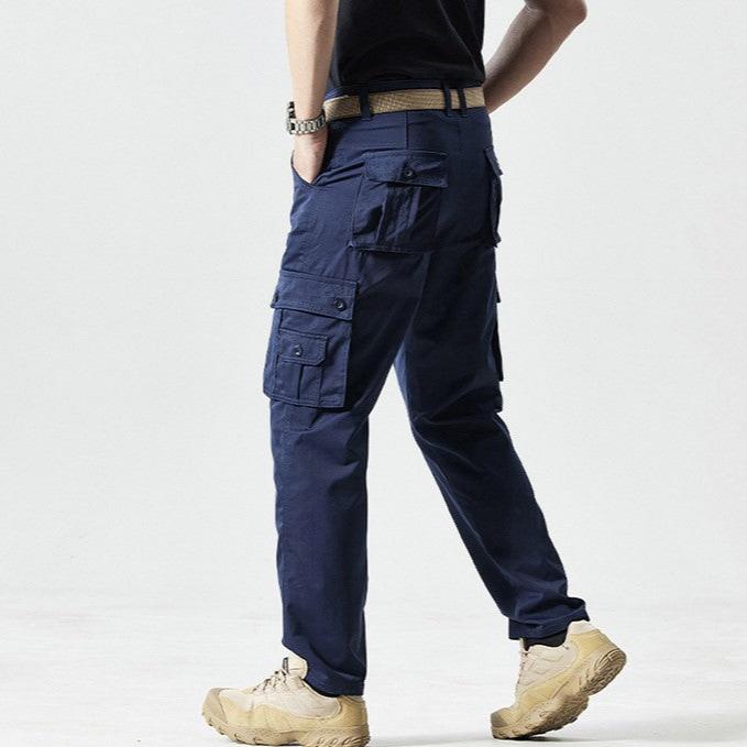 Sporty Men's Cargo Pants - Max-Olive Green-30-State of Style