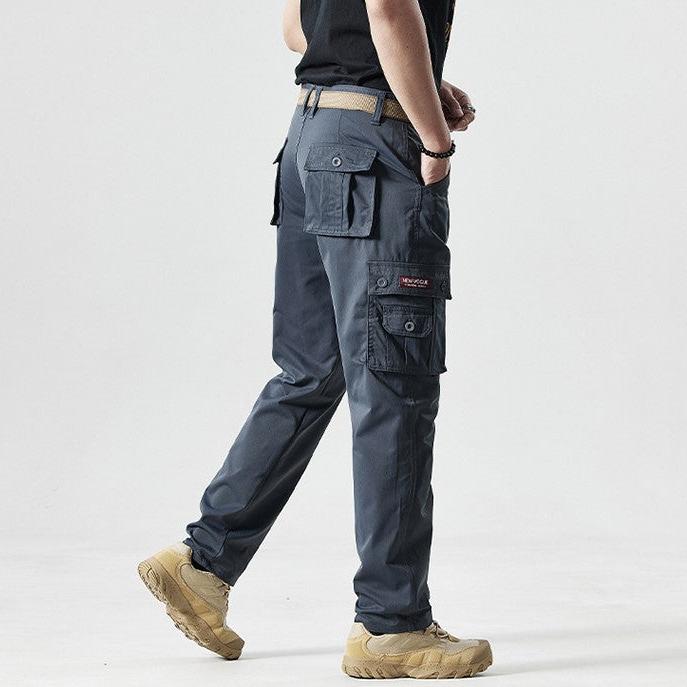 Sporty Men's Cargo Pants - Max-Olive Green-30-State of Style