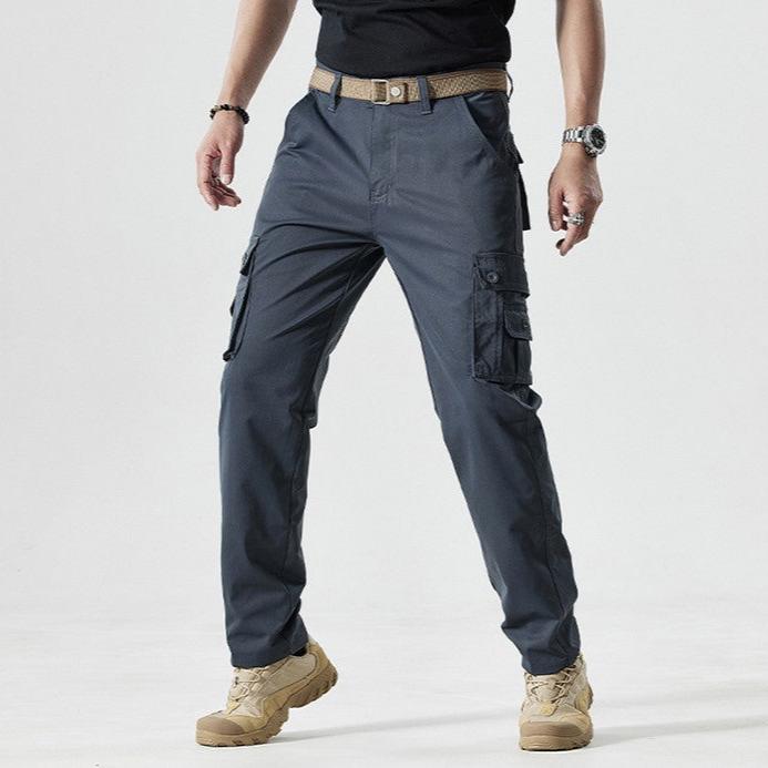 Sporty Men's Cargo Pants - Max-Olive Green-30-State of Style