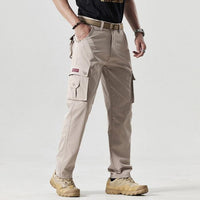 Sporty Men's Cargo Trousers - Max-Khaki-30-State of Style