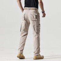 Sporty Men's Cargo Trousers - Max-Olive Green-30-State of Style