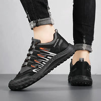 Sporty Men's Hiking Shoes - TrailRoyal-Green-6-State of Style
