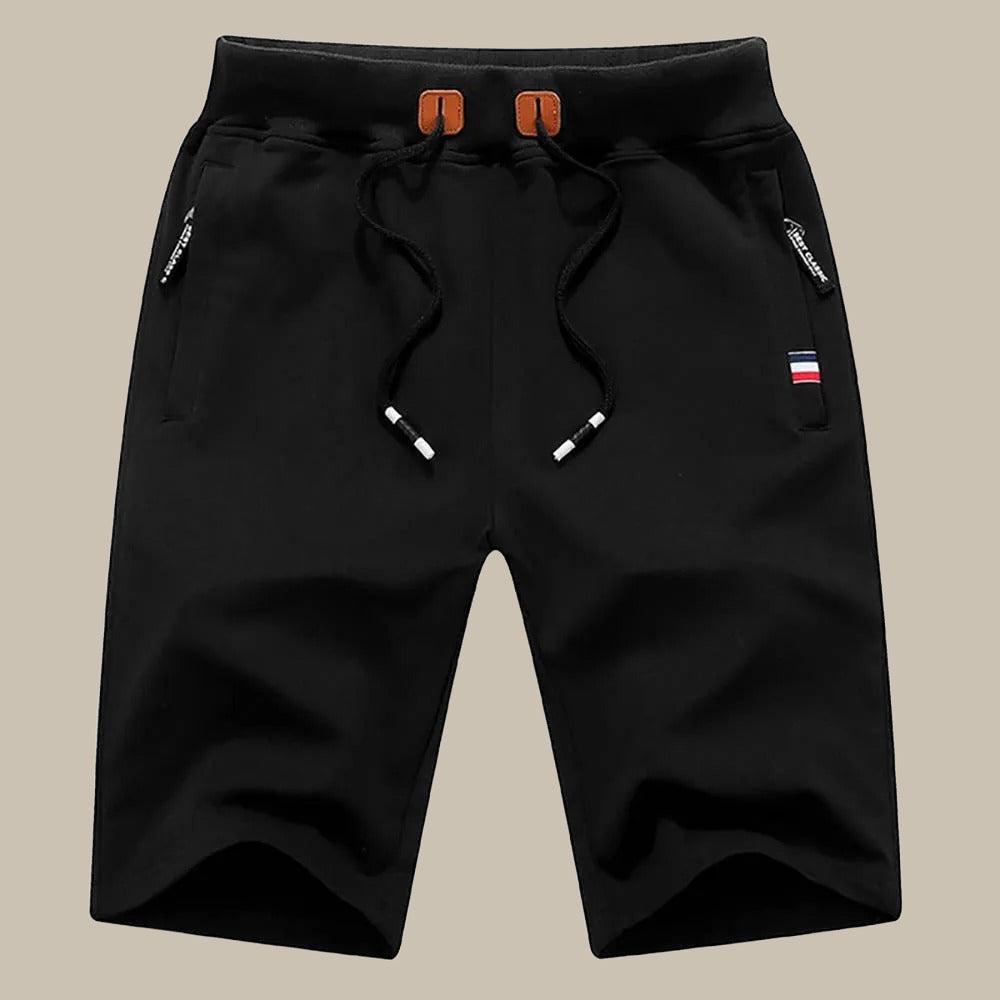 Sporty Men's Shorts | HUGO Casual Shorts-Black-M-State of Style