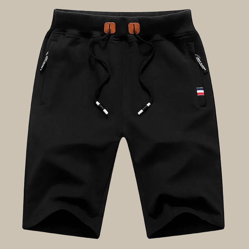 Sporty Men's Shorts | HUGO Casual Shorts-Black-M-State of Style