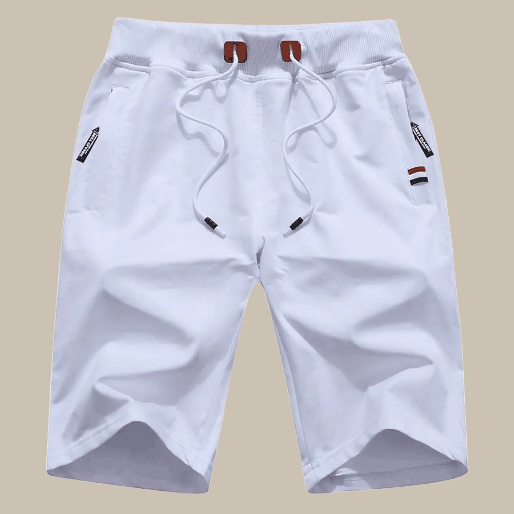 Sporty Men's Shorts | HUGO Casual Shorts-White-M-State of Style