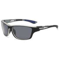 Sporty men's sunglasses with polarized lenses & UV400 protection – Vayron-Gray-State of Style