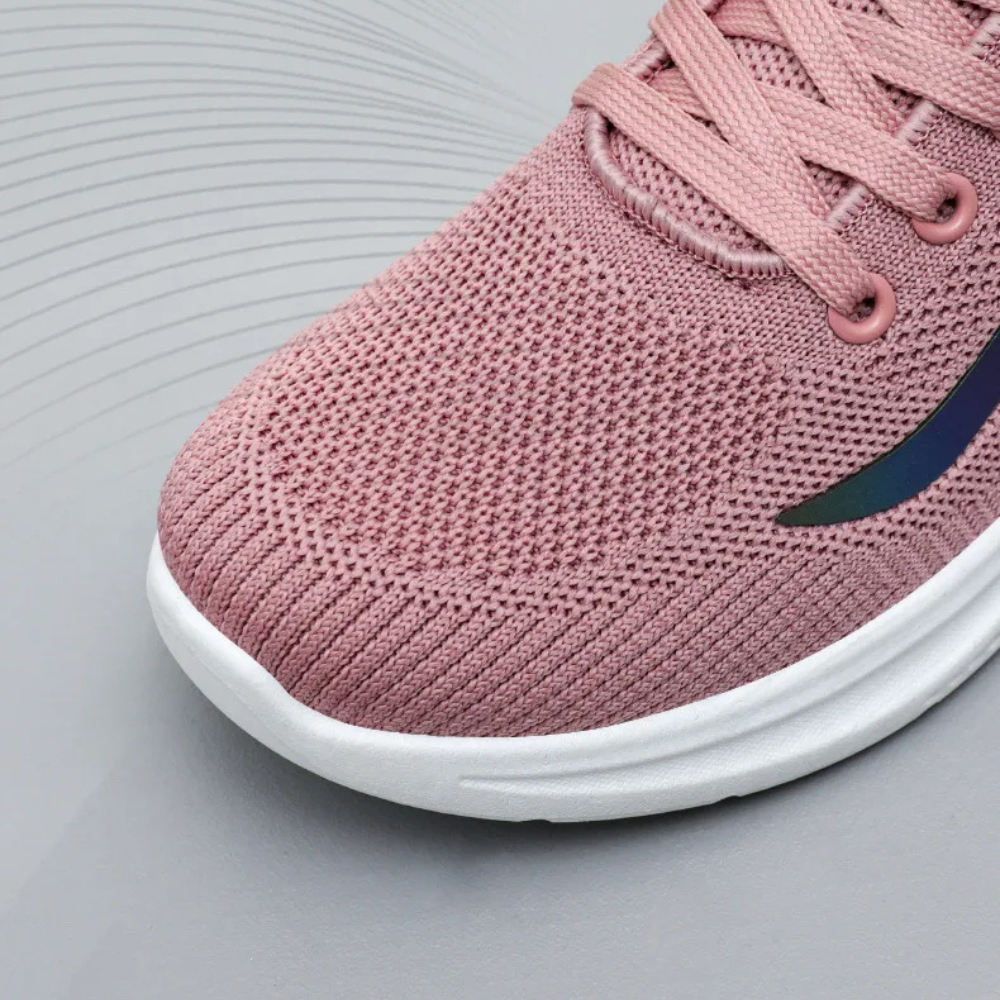 Sporty Orthopaedic Women's Walking Shoes - FitWalk-3.5-Black-State of Style