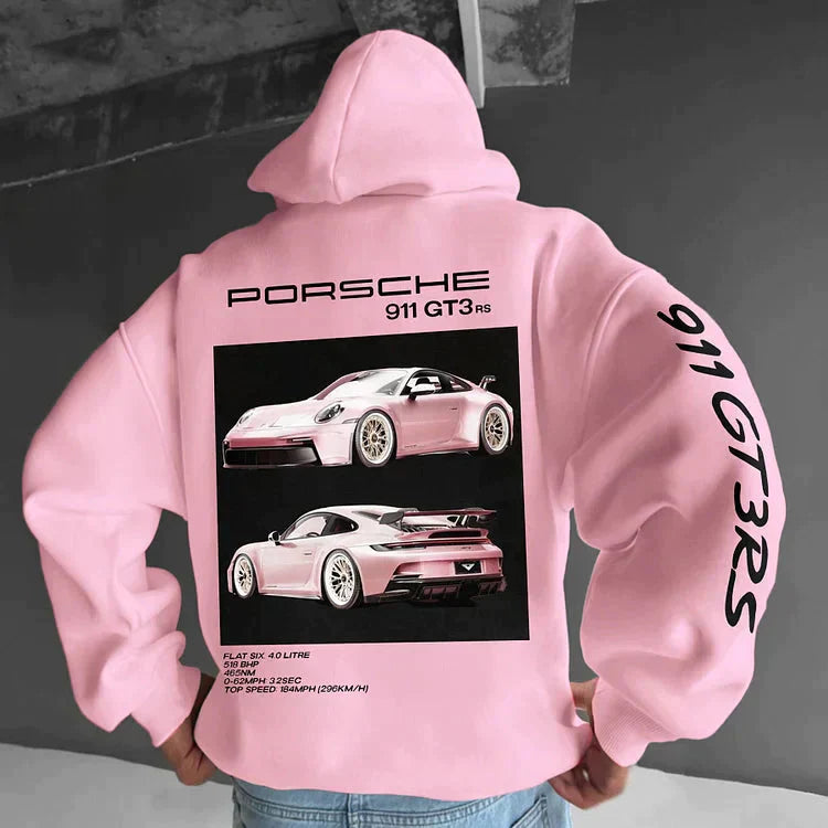 Sporty Racing Hoodie - Max-Pink A-S-State of Style