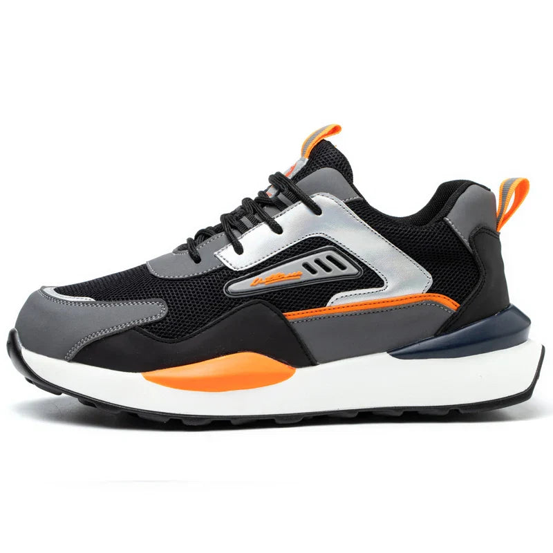 Sporty Safety Shoes - FlexGuard-Grey-4-State of Style
