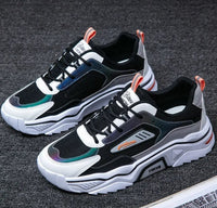 Sporty Sneakers - StrideFlex-Black Green-6.0-State of Style