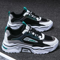Sporty Sneakers - StrideFlex-Black Green-6.0-State of Style
