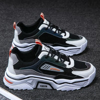 Sporty Sneakers - StrideFlex-Black Orange-6.0-State of Style
