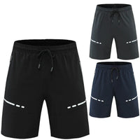 Sporty & Stylish Slim-Fit Training Shorts with Zipper Pockets - Kian-Black-S-State of Style