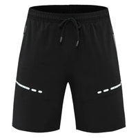 Sporty & Stylish Slim-Fit Training Shorts with Zipper Pockets - Kian-Black-S-State of Style