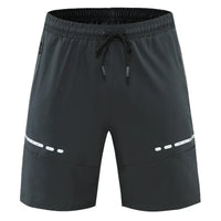 Sporty & Stylish Slim-Fit Training Shorts with Zipper Pockets - Kian-Gray-S-State of Style