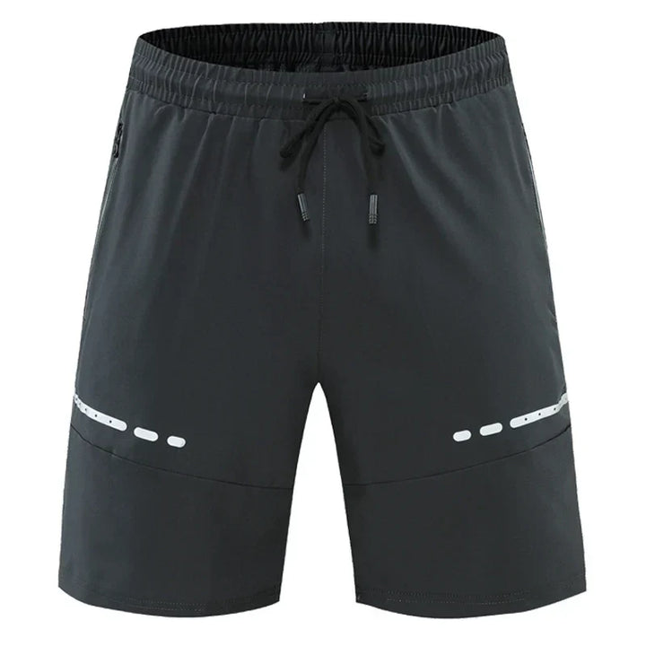 Sporty & Stylish Slim-Fit Training Shorts with Zipper Pockets - Kian-Gray-S-State of Style