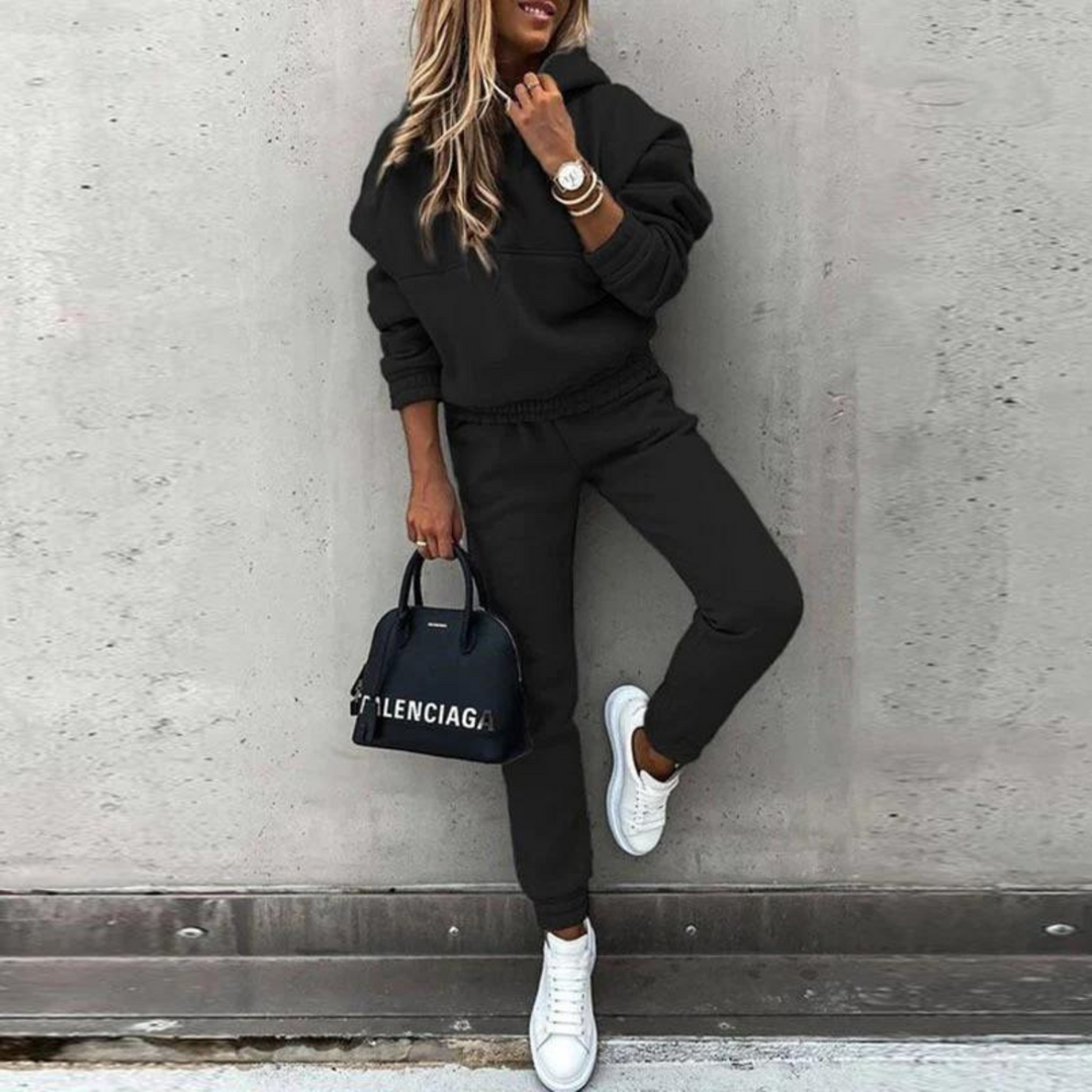 Sporty Tracksuit for Women - Maria-Black-S-State of Style