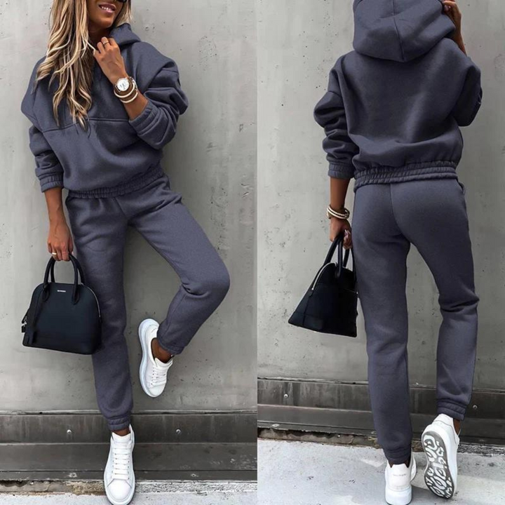 Sporty Tracksuit for Women - Maria-Dark Blue-S-State of Style