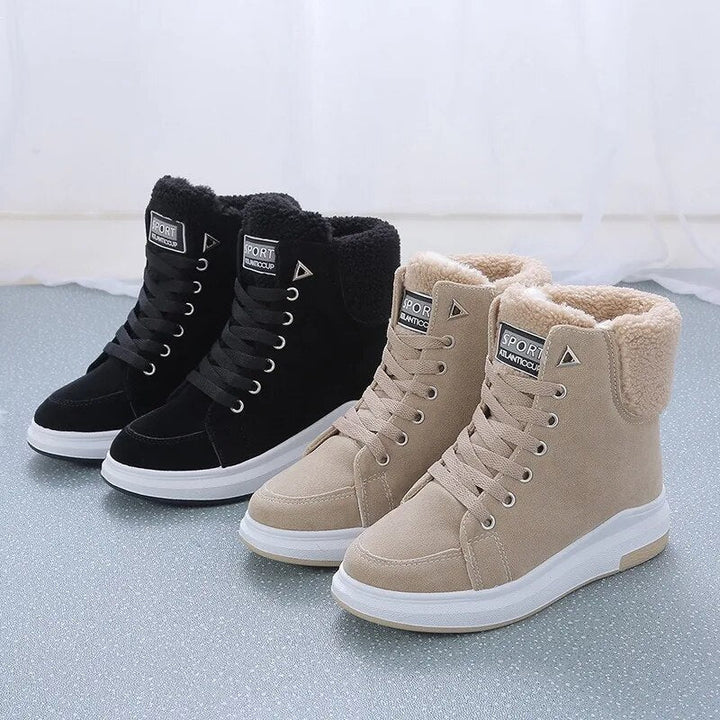 Sporty Women's Boots - Nora-Beige-4.5-State of Style