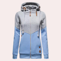 Sporty Women's Jacket with Zip - Nora-Grey-XS-State of Style