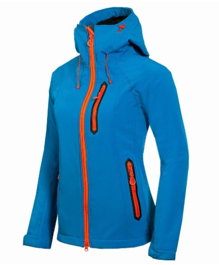 Sporty Women's Winter Jacket - Noélie-Blue-S-State of Style