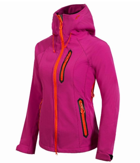 Sporty Women's Winter Jacket - Noélie-Pink-S-State of Style