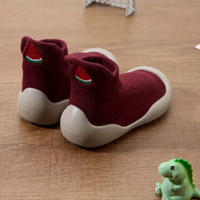 Spring in the Round with Zeno – Flexible Barefoot Sneakers for Children-Dark red-4-5 (11.5cm)-State of Style