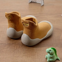 Spring in the Round with Zeno – Flexible Barefoot Sneakers for Children-Ochre yellow-4-5 (11.5cm)-State of Style