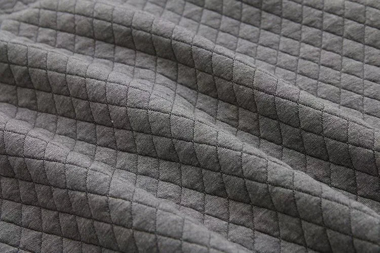 Spring Plus Size Checkered Knit Jacket-Black-XL-State of Style