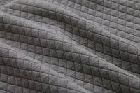 Spring Plus Size Checkered Knit Jacket-Black-XL-State of Style