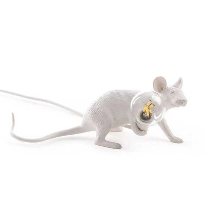 SqueakLight Mouse lamp-Standing Mouse / Gold-State of Style
