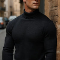 Soft & Comfortable Men's Roll Neck Jumper made of Cotton - Jonas