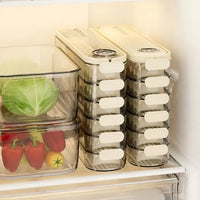 Stackable Food Storage Box with Lid - FridgeStack-White-State of Style