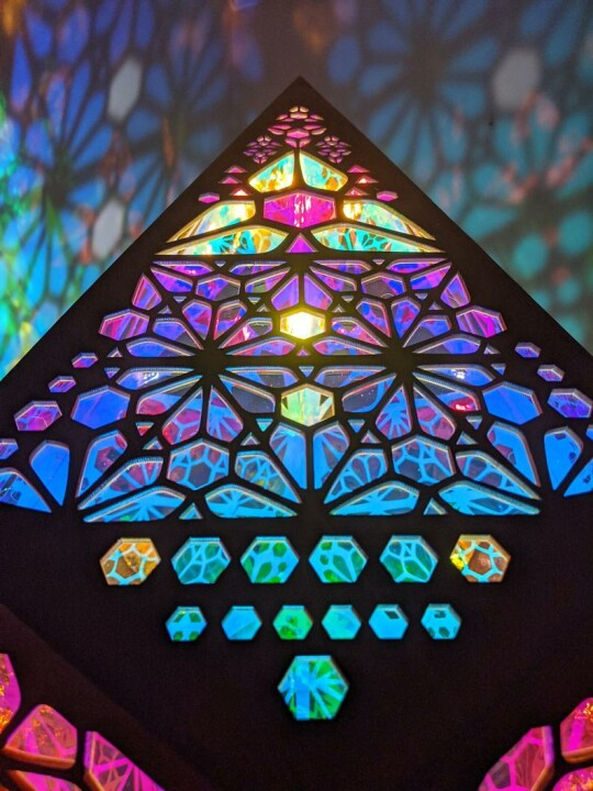 Stained Glass Style LED Table Lamp - LumiAura-State of Style