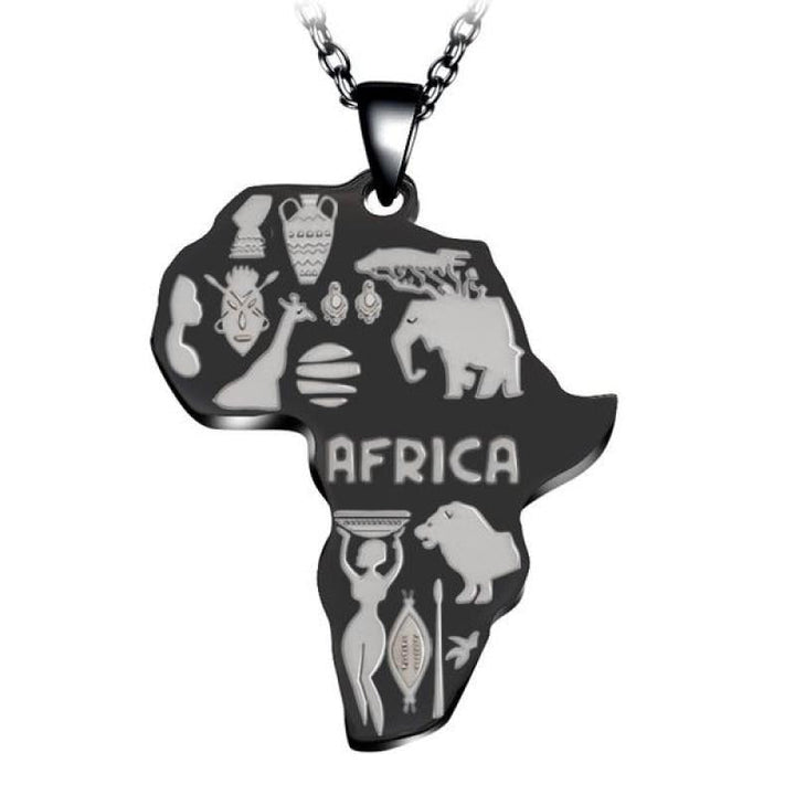 Stainless Steel CoolChain Necklace for Women-Black 2-State of Style