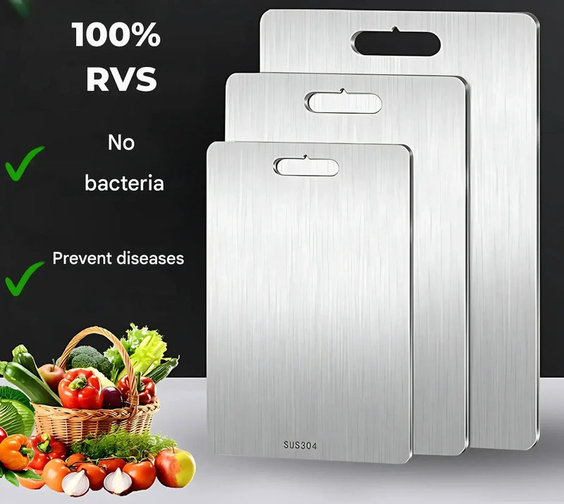 Stainless Steel Cutting Board - ChefGuard-XS (15.01 × 25.00 cm)-State of Style